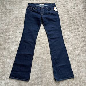 J. Brand Flare Leg Jeans Women's 30 Dark Wash Low Rise Western Casual Boho NWT